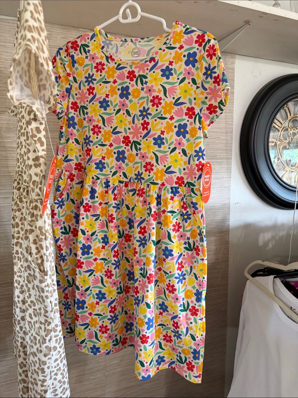 Wonder Nation Girls short sleeve dress size XXL 18 2 Dresses NWT - Picture 2 of 6
